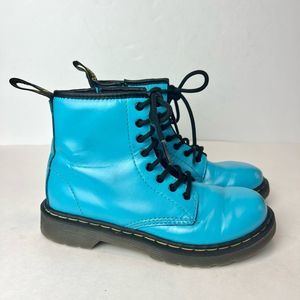 Dr. Martens Kids Boots in Vibrant Blue